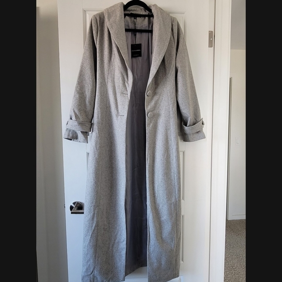 JLUXLABEL Wool Pea Coat - Picture 3 of 4